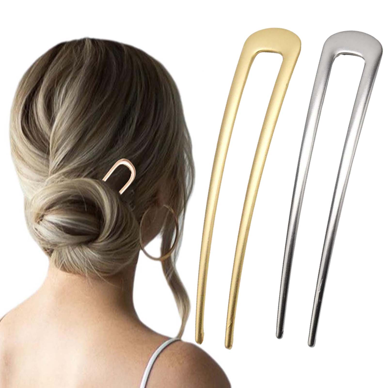 Tech Accessories Women - Franse U-vormige haarspelden vintage metalen haarvorken