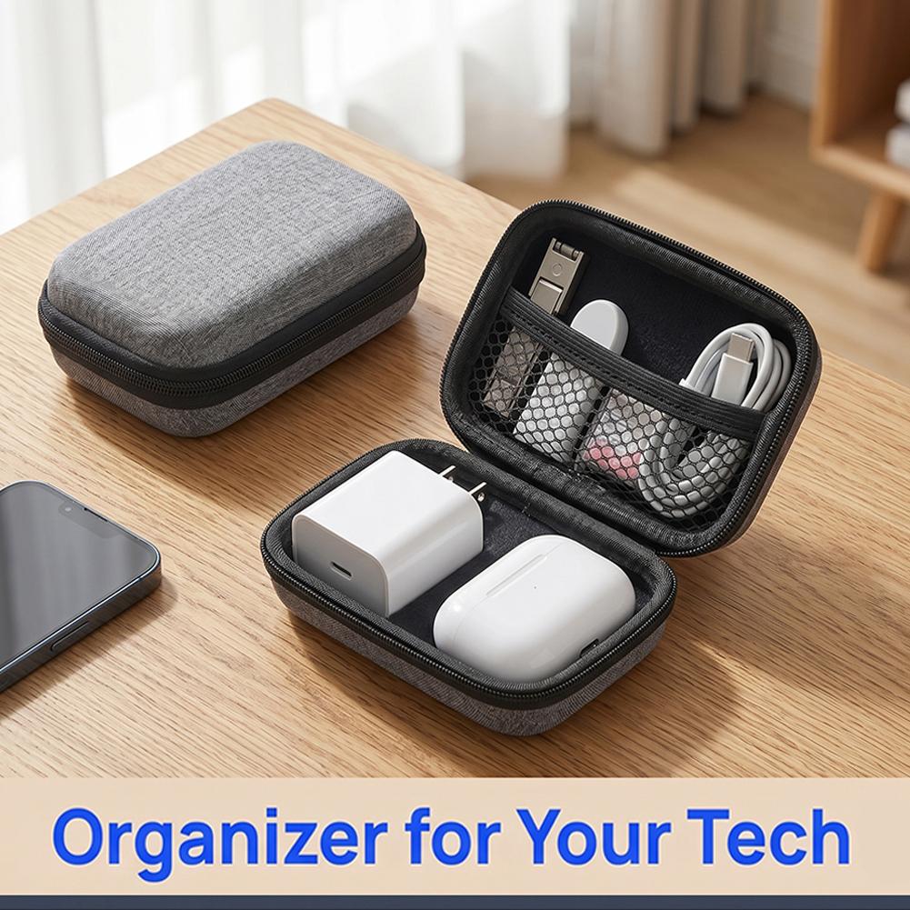 Cable Organizer Bag - Zakelijke hoofdtelefoon tas Draagbare opbergtas met