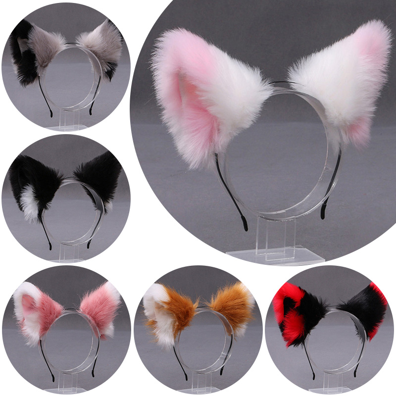 Tech Accessories Women - Pluizige Vos Kat Oor Pluche Hoofdband