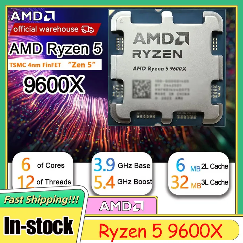 Amd Cpu Ryzen 5 - AMD Ryzen 5 9600X 6-Core 12-Thread