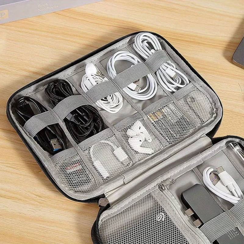 Tech Accessories Organizer Pouch - 1-pack draagbare opbergtas voor elektronische accessoires,
