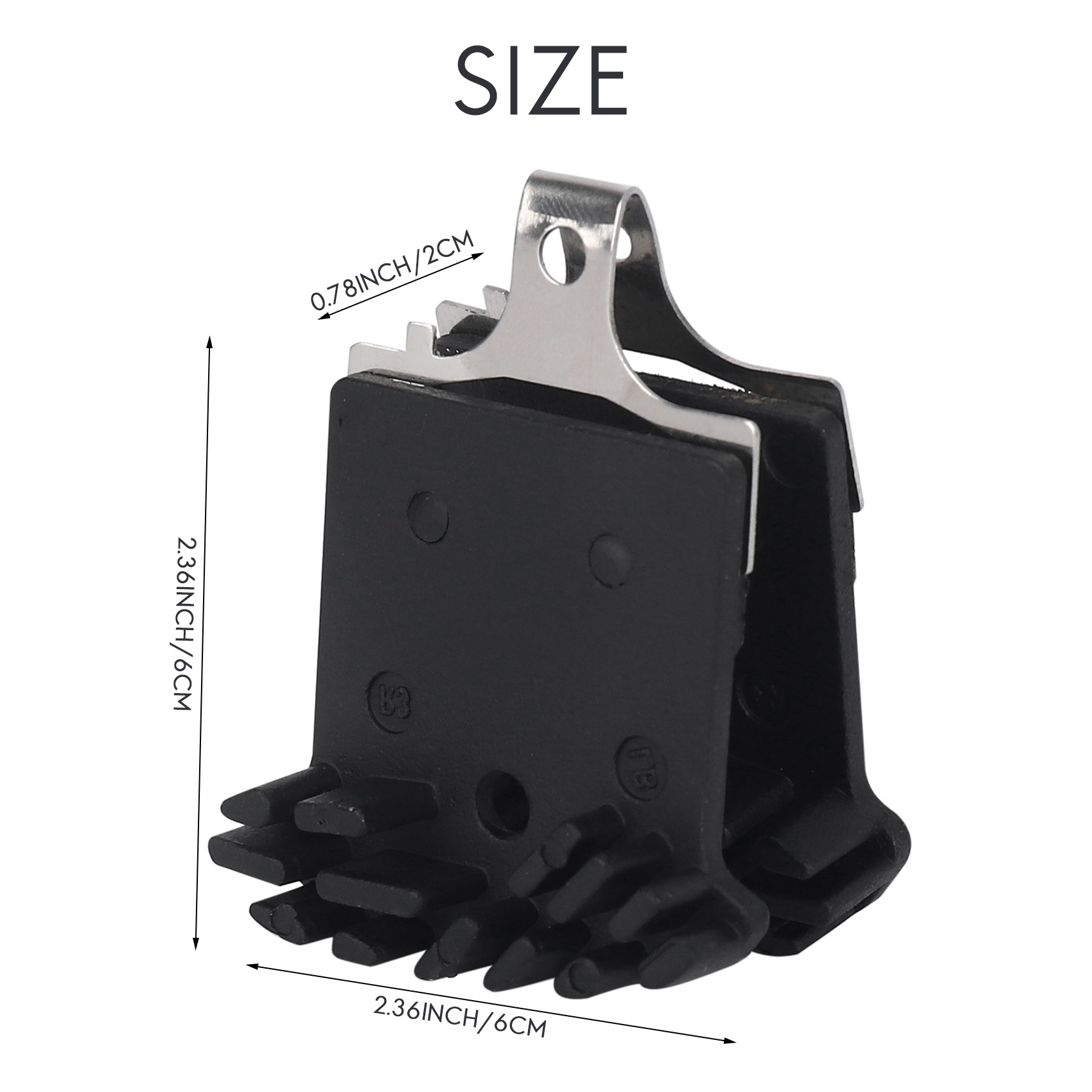 Tech Bike Accessories - A89E-Remblokken Hydraulische Schijfrem Metalen Koelvin Ice