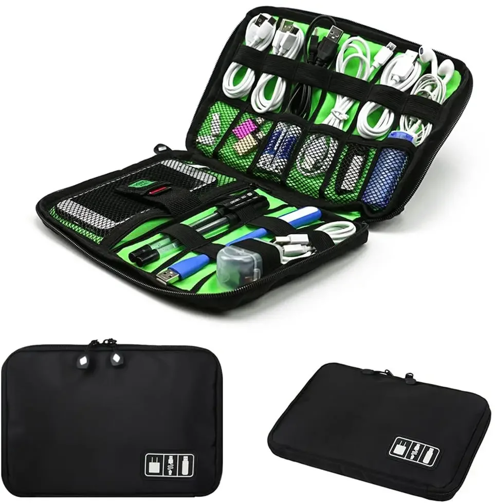 Cable Organizer Bag - Kabelorganizer Opbergtassen Systeemset Etui USB-gegevenskabel Oortelefoon