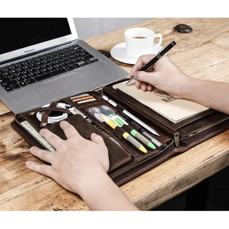 Leren tablet-opbergtas voor Ap - Tech Accessories Types recensie en prijs