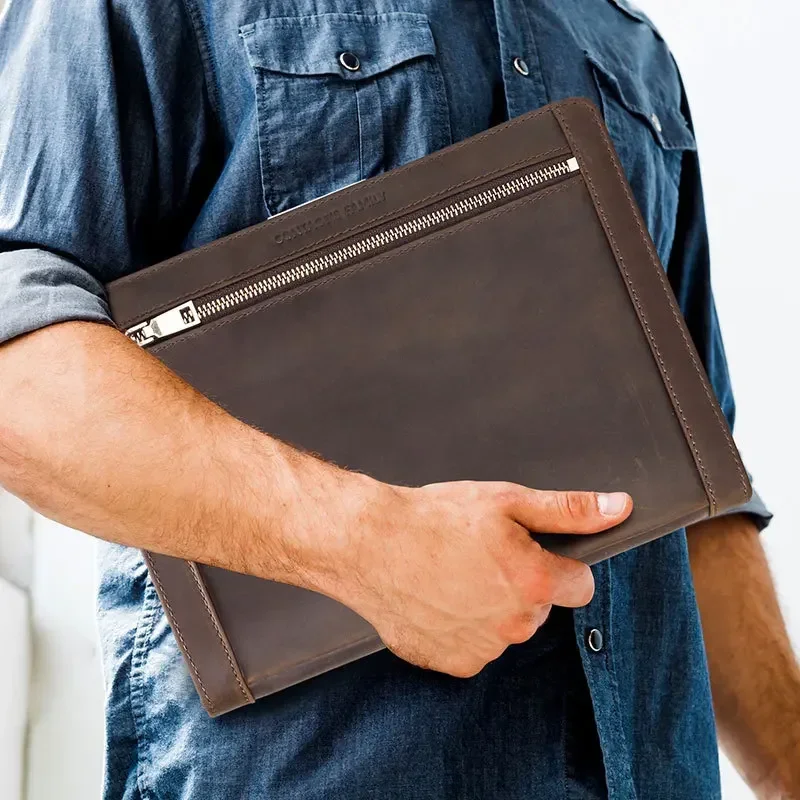 Leren tablet-opbergtas voor Ap - Tech Accessories Types recensie en prijs