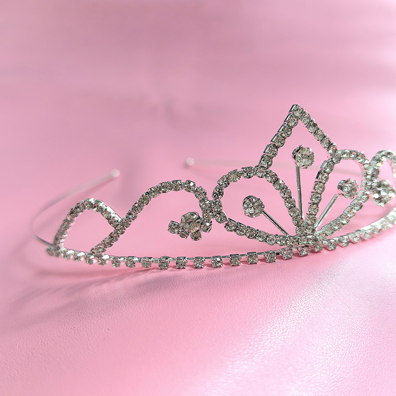 Zilverkleurige strass bruidskr - Tech Accessories Women recensie en prijs
