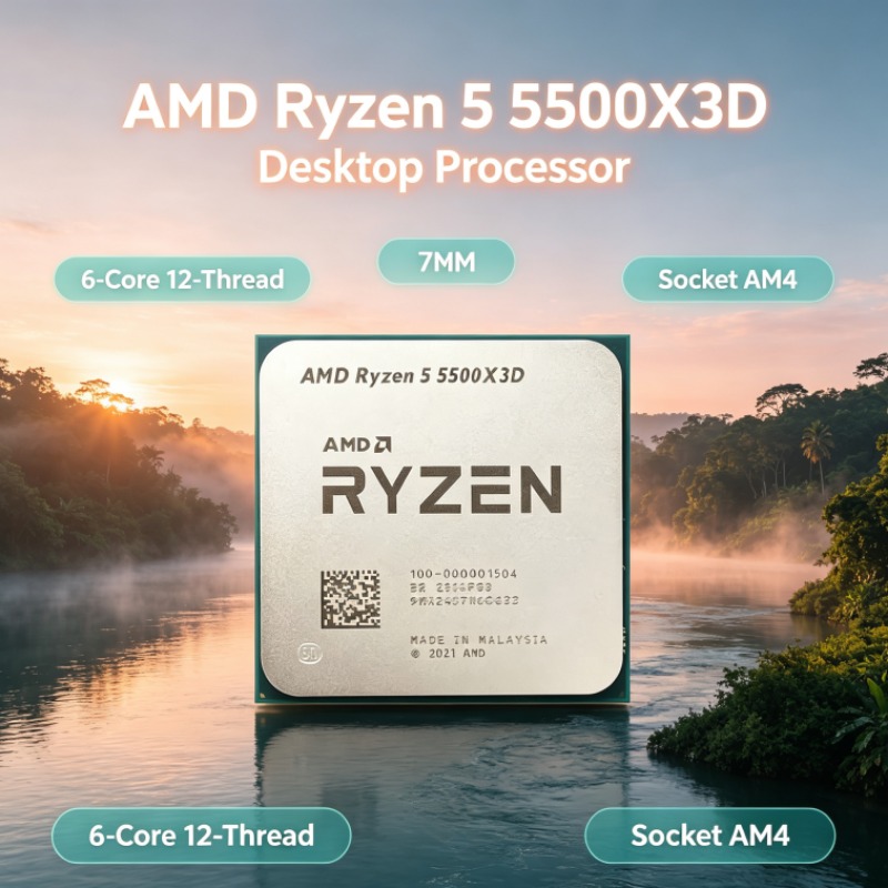 AMD Ryzen 5 5500X3D Gaming CPU - Amd Cpu Ryzen 5 recensie en prijs