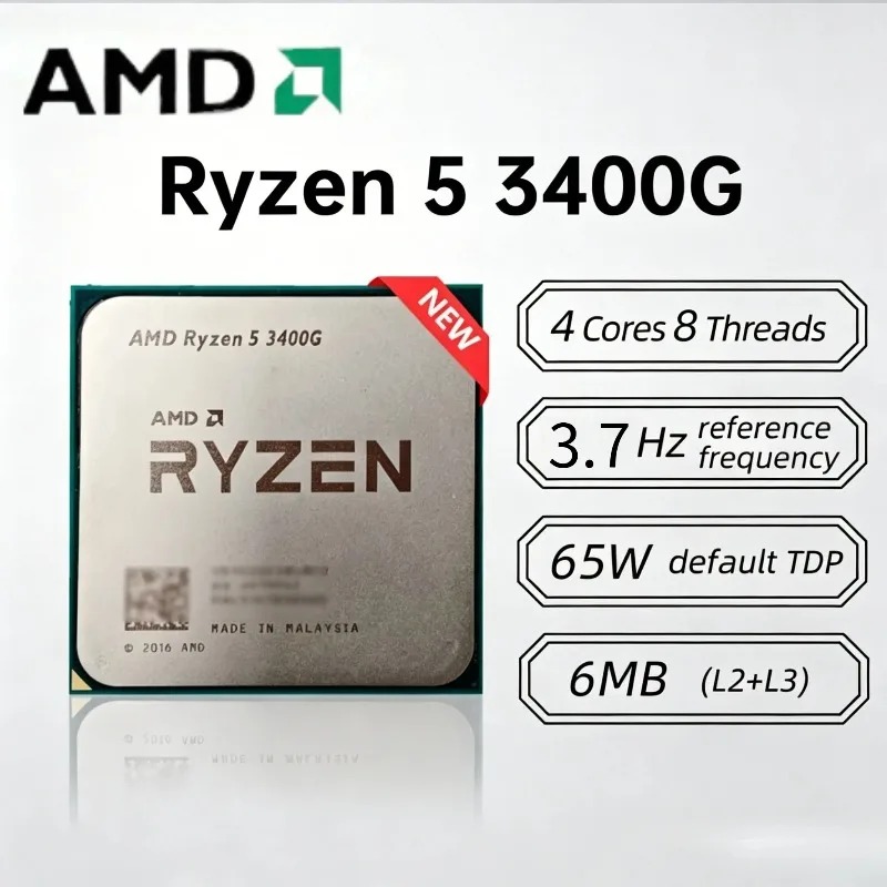 AMD Ryzen 5 3400G 4-core 8-thr - Amd Cpu Ryzen 5 recensie en prijs