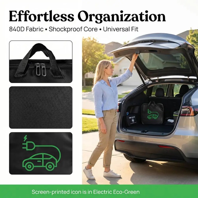 EV Auto Waterdichte tas met ha - Cable Organizer Bag recensie en prijs