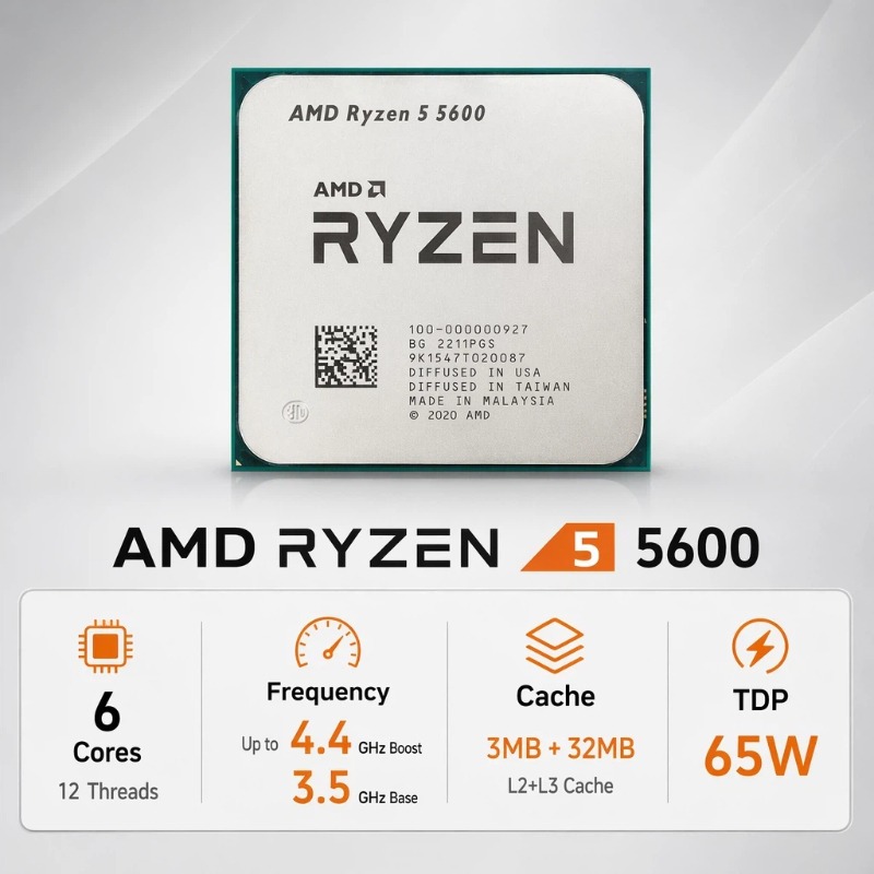 AMD Ryzen 5 5600 High Speed Pr - Amd Cpu Ryzen 5 recensie en prijs