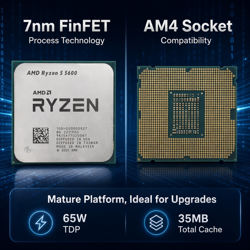 AMD Ryzen 5 5600 High Speed Pr - Amd Cpu Ryzen 5 recensie en prijs
