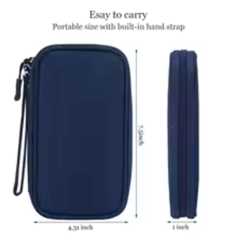 1 STKS Grijs/Zwart/Roze/Marine - Cable Organizer Bag recensie en prijs