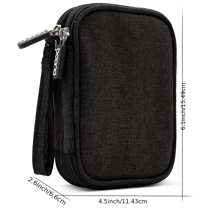 1 STKS Grijs/Zwart/Roze/Marine - Cable Organizer Bag recensie en prijs