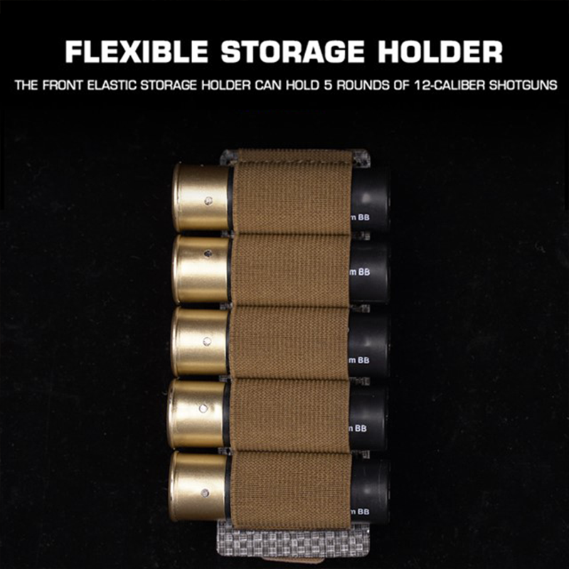 5 ronde 12GA Shotgun Shell Pou - Tech Accessories Pouch recensie en prijs