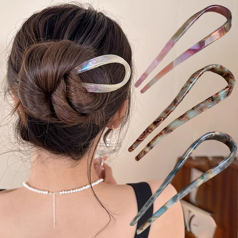 U-vormige haarstokjes Acetaat  - Tech Accessories Women recensie en prijs