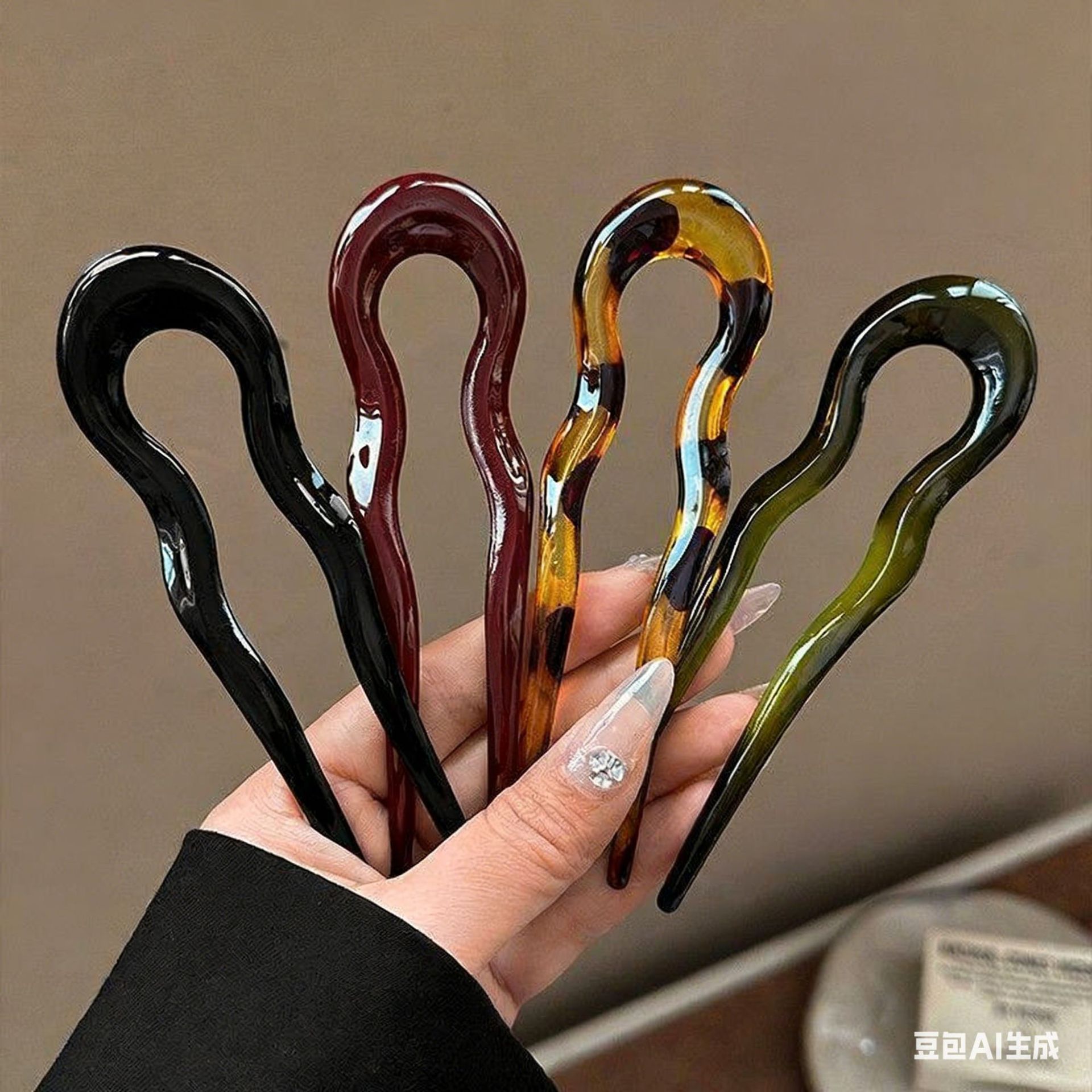 Elegante acryl U-vormige haars - Tech Accessories Women recensie en prijs