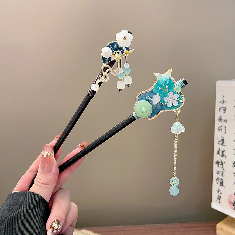 Klassieke kwastje haarstokje z - Tech Accessories Women recensie en prijs