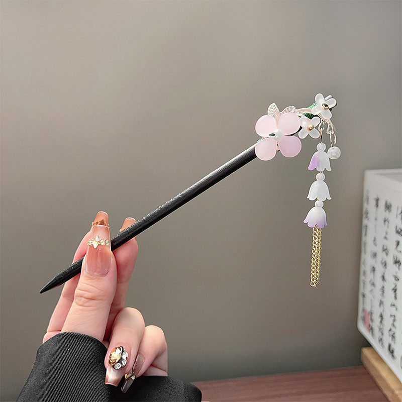 Klassieke kwastje haarstokje z - Tech Accessories Women recensie en prijs