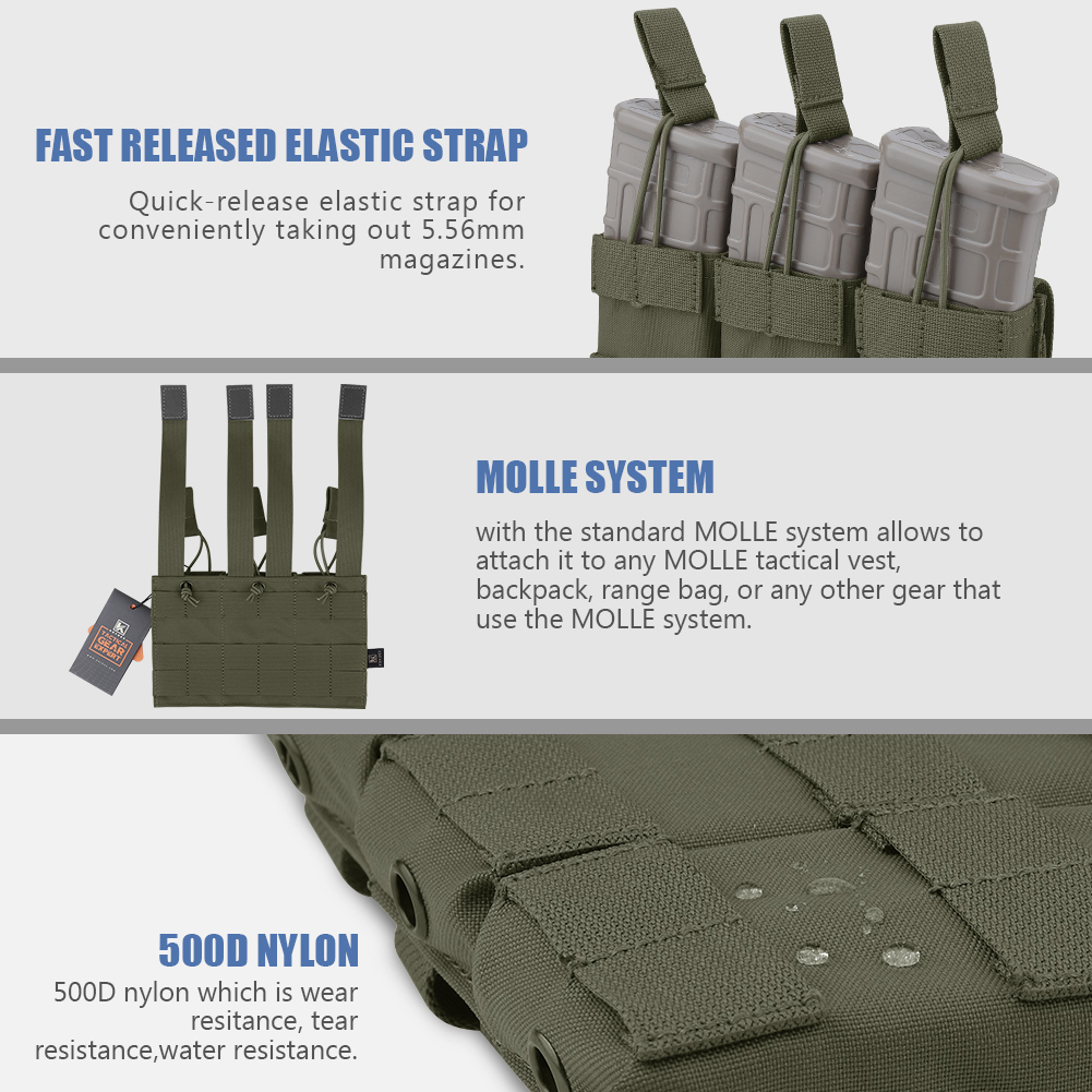 KRYDEX Tactische 5.56 MOLLE Ma - Tech Accessories Pouch recensie en prijs