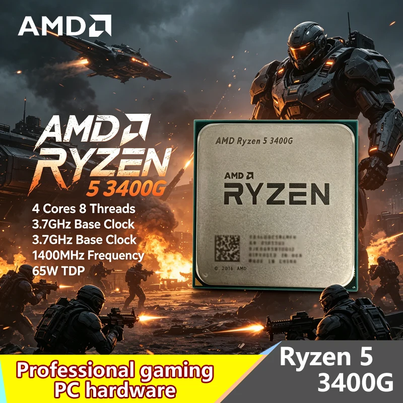 AMD Ryzen 5 3400G AM4 Desktop  - Amd Cpu Ryzen 5 recensie en prijs